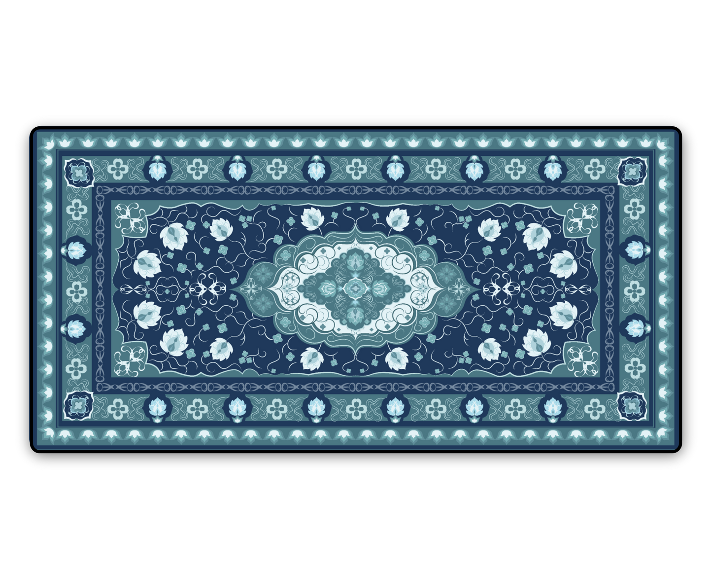 Blue Sapphire Carpet XXL Mousepad